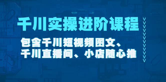 千川实操进阶课程（11月更新）包含千川短视频图文、千川直播间、小店随心推 第1张